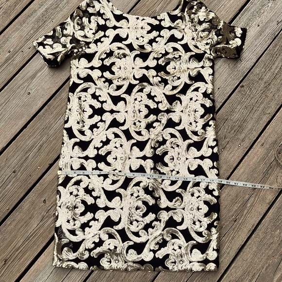 NWT The Limited sequin art-deco sheath dress 6 - Picture 10 of 12